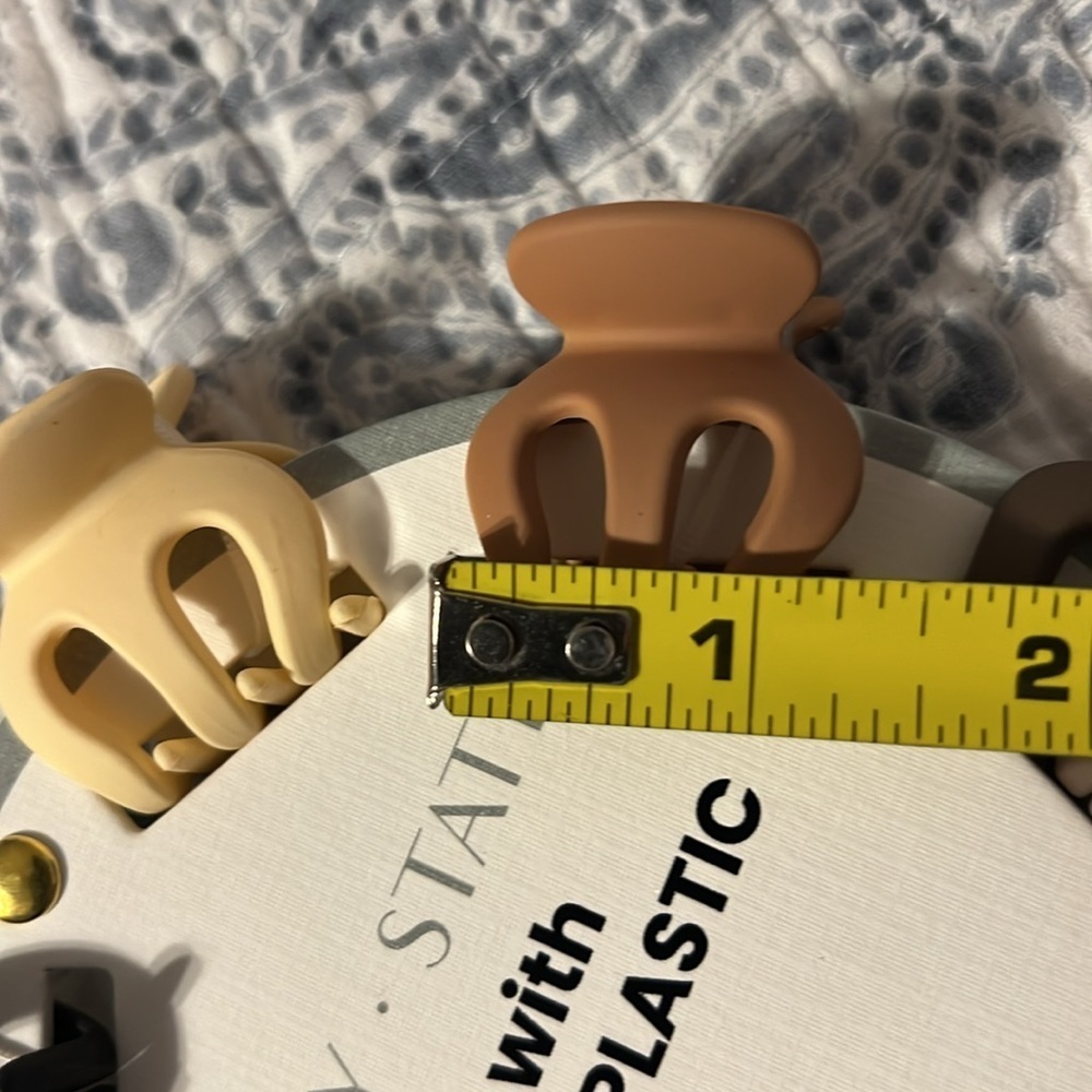 NEW Sunday State Hair Clips made with Recycled Plastic browns earth tones - Picture 5 of 6